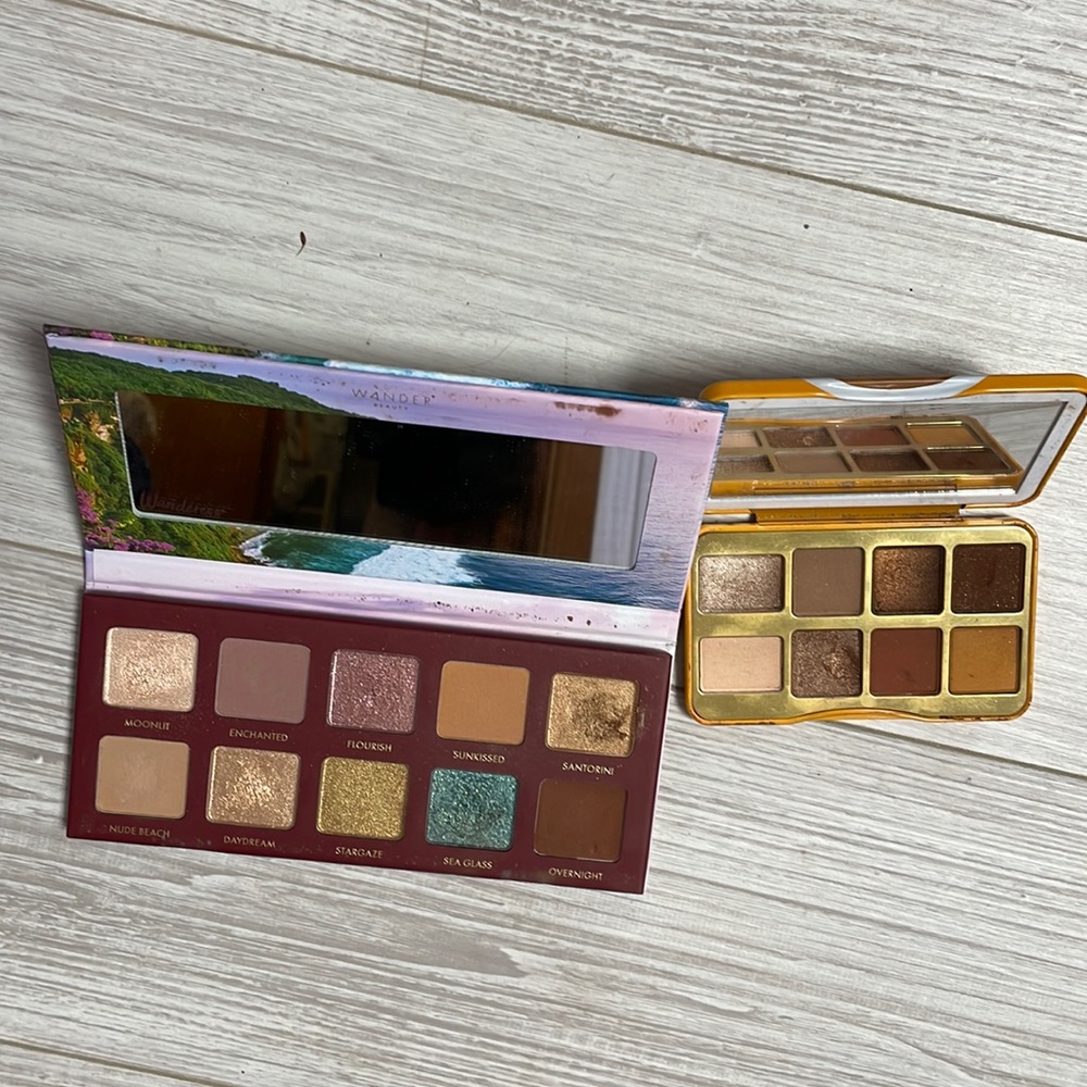 two eyeshadow palettes for $19